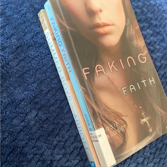 Young Adult Books Summer Boys by Hailey Abbott and Faking Faith by Josie Bloss - Picture 4 of 5